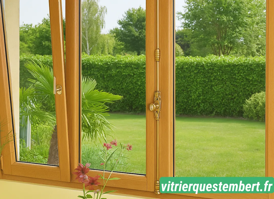 Installation de fenêtre en bois sur mesure Questembert